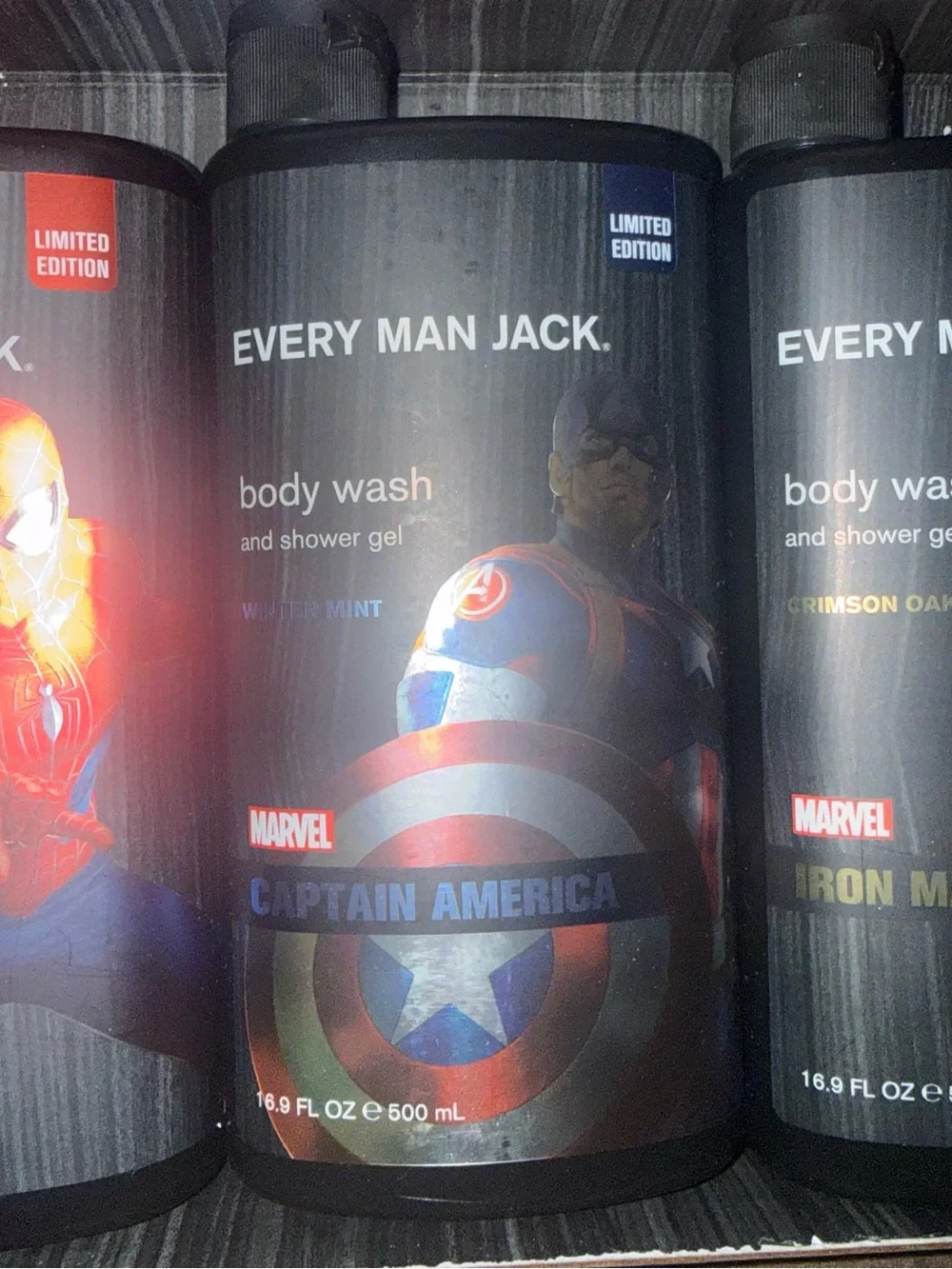 Every Man Jack + Marvel Body Wash Collector’s Edition New with Box